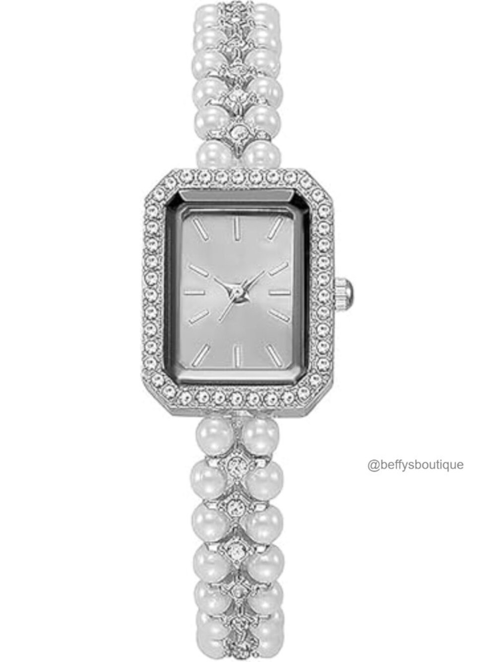 Women's Square Dial Dress Watch Quartz Analog Bracelet Stainless Steel Band